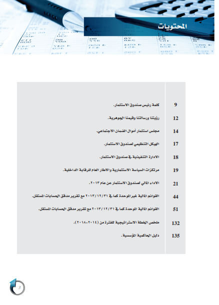 Annual Report 2013 (available only in Arabic)
